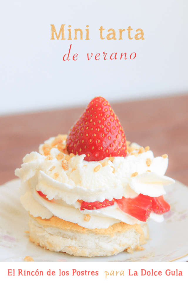 mini tarta de verano