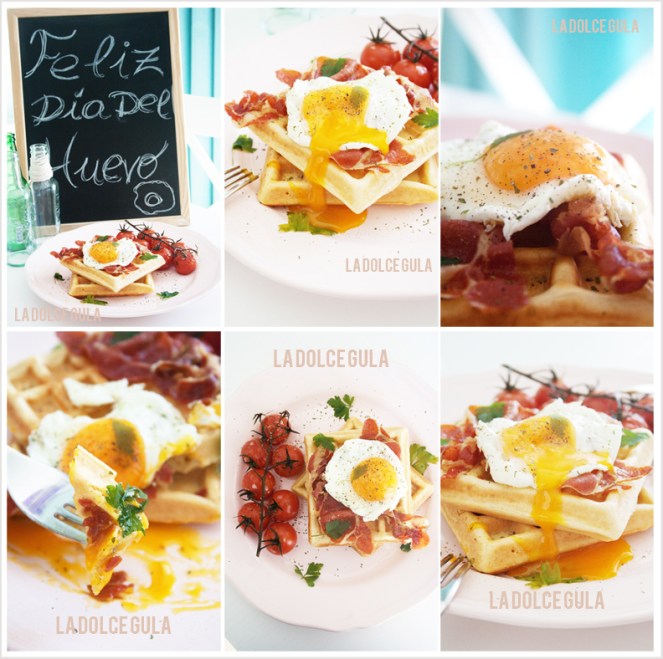 © La Dolce Gula Gofres Salados Con Huevo©