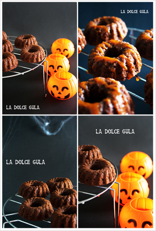 © La Dolce Gula Mini Bundt Cakes Con Glaseado De Calabaza©