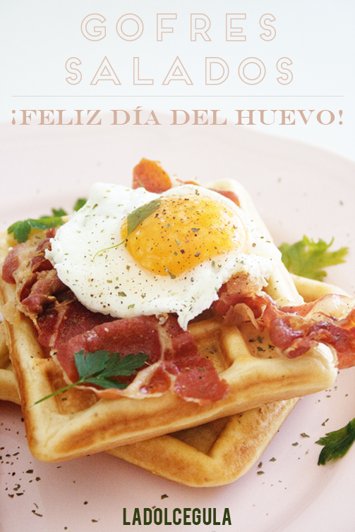 © La Dolce Gula Gofres Salados Con Huevo©