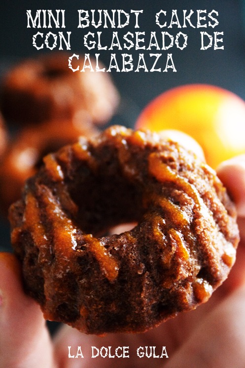 © La Dolce Gula Mini Bundt Cakes Con Glaseado De Calabaza©