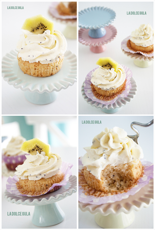 © La Dolce Gula Kiwi Cupcakes©