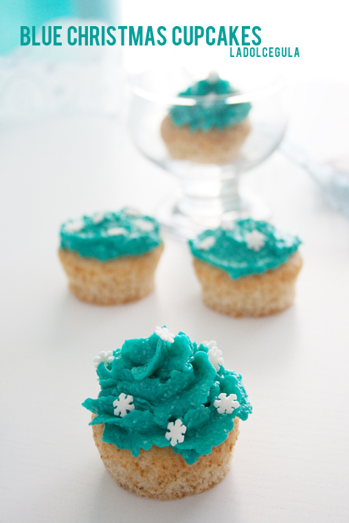 © La Dolce Gula Navidad Blue Christmas Cupcakesmas  ©