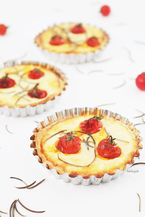 La Dolce Gula - Mini Quiche De Ricota Y Albahaca OK