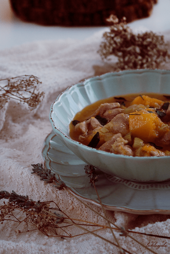 Pavo-Guisado-Calabaza