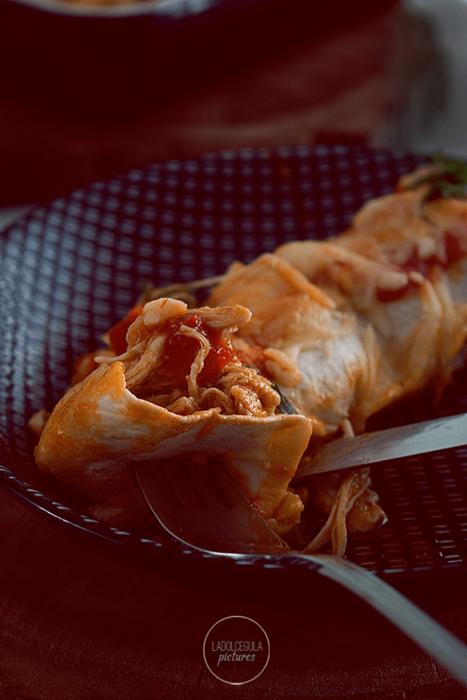 Enchiladas de Pollo