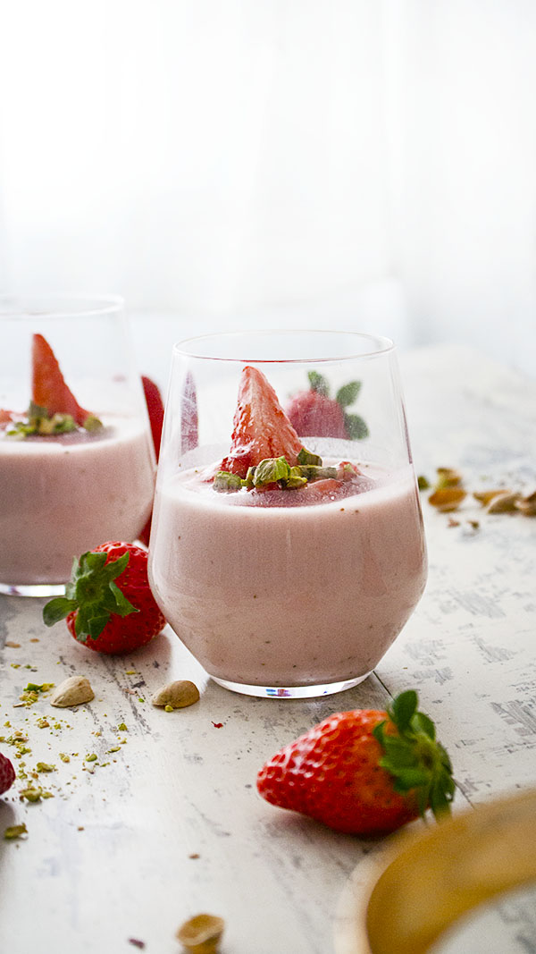 Panna Cotta de Fresas - La Dolce Gula
