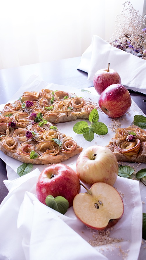 Rose Apple Pie - La Dolce Gula Recetas 6