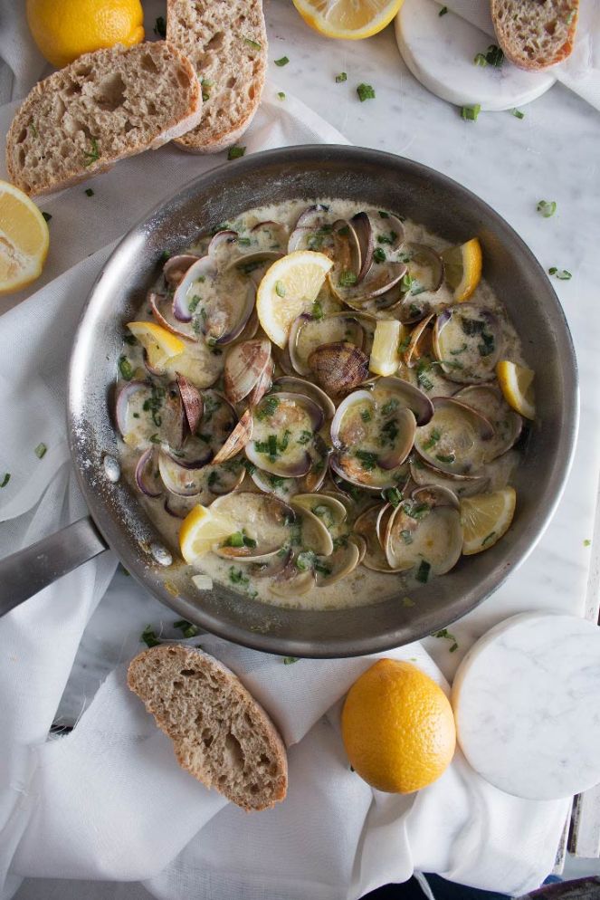 Almejas a la Crema - La Dolce Gula Recetas 5