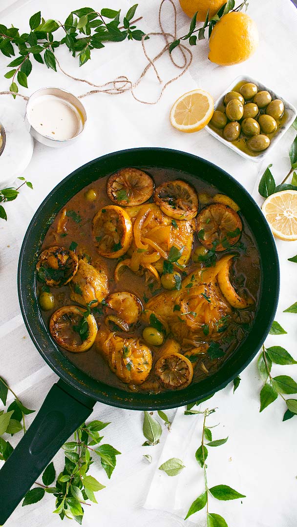Pollo al Limón Estilo Marroquí - La Dolce Gula Recetas 4