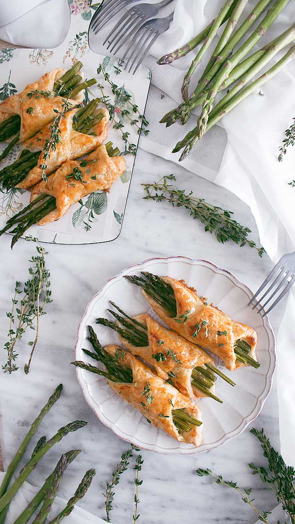 Espárragos en Hojaldre - La Dolce Gula 6