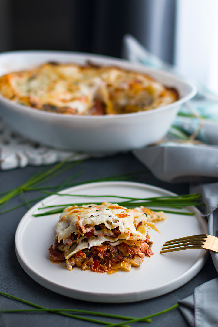 Lasaña de Pato, Foie y Setas Silvestres - La Dolce Gula 2